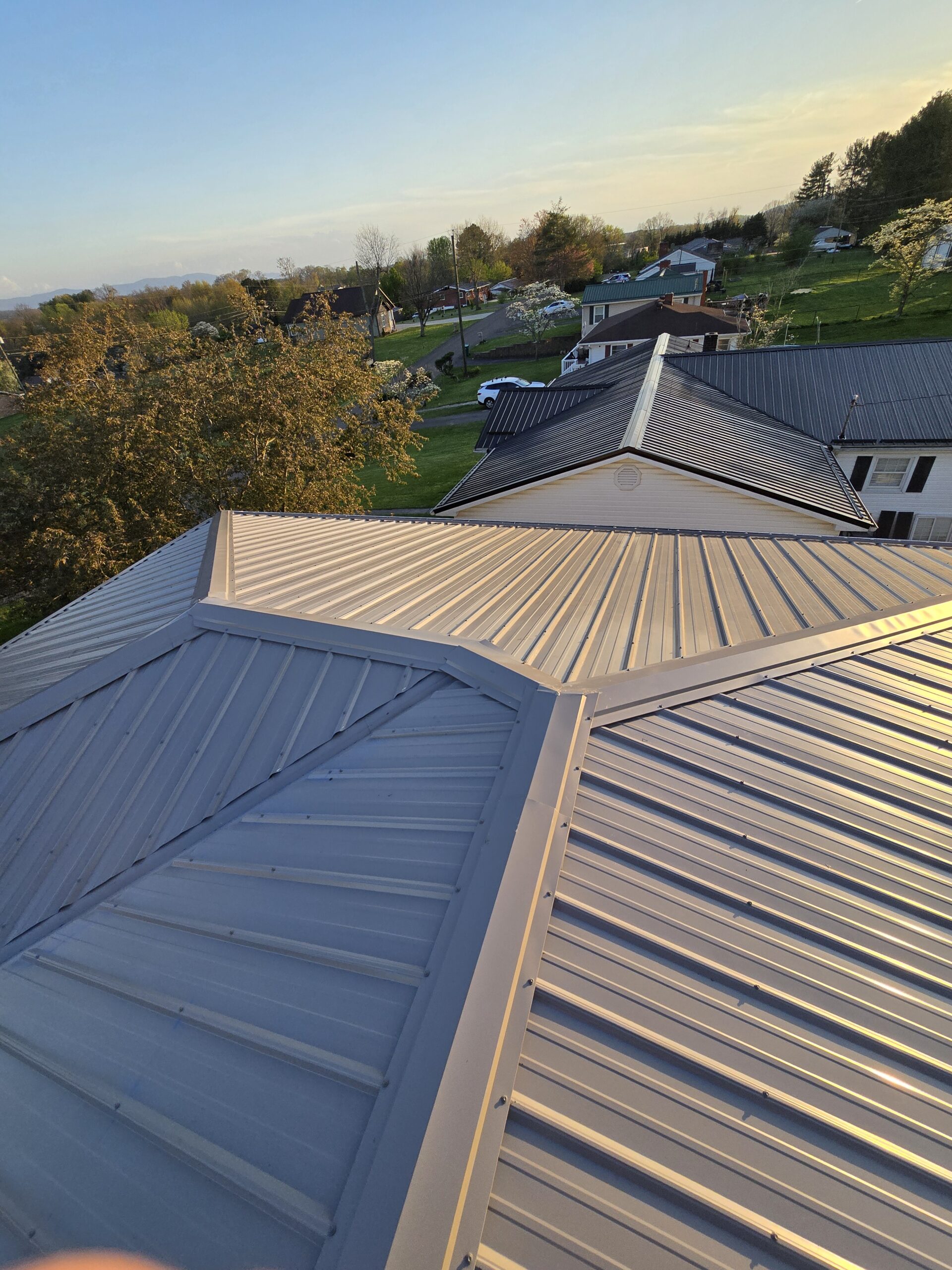 Standing-seam metal roof replacement